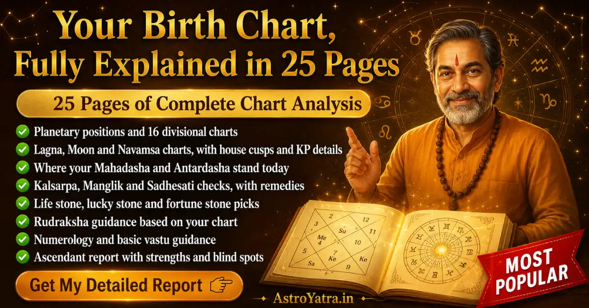 Your Complete Vedic Chart Report - Sample